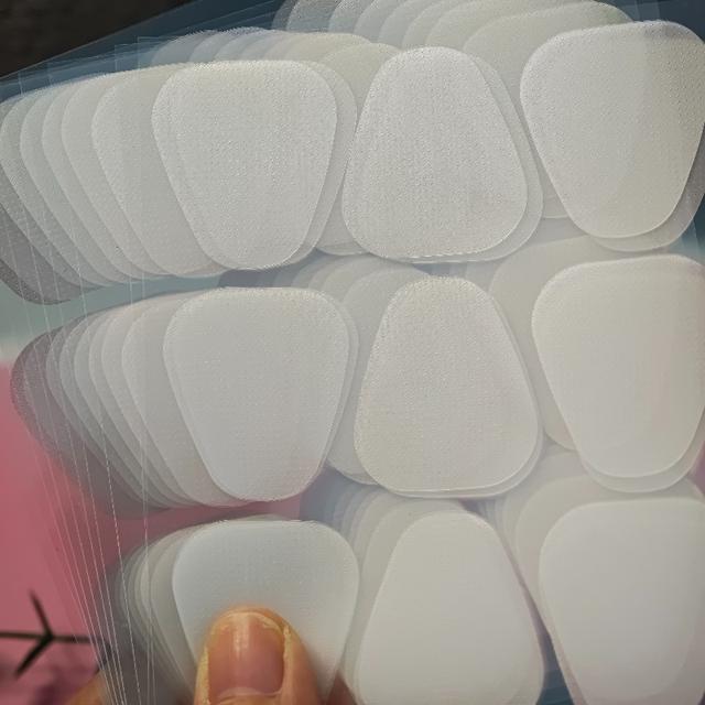 TEMU 90ks Nové Prodyšné Náplasti na Čelo, Trojúhelníkové Náplasti na Obličej, Náplasti na Obličej, Snadné Použití, Nástroj pro Péči o Obličej pro Ženy