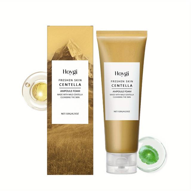 TEMU Limpeza Facial Hidratante com Centella Asiática Limpa a Pele, Refina os Poros e Proporciona um Lavagem Refrescante e Hidratante