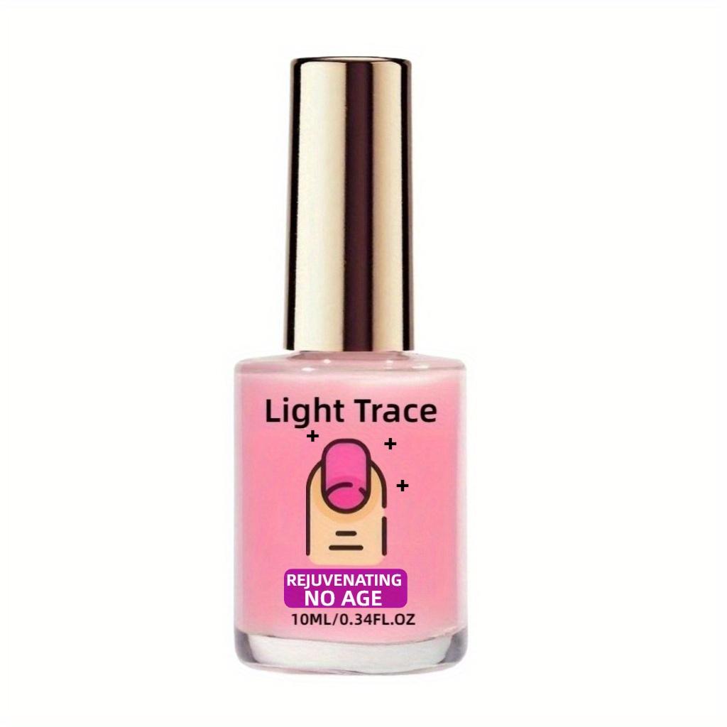 TEMU 0.34oz Pink Nail Strengthener, With Thin, Soft, , And Breakable Nails After Gel , Natural Drying, Long-lasting Shine, Smooth Application, Suitable For Daily Use On Hands And Feet