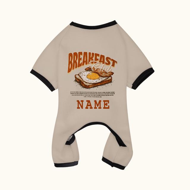 TEMU 【オーダーメイド】夏用ペット用ロンパース、犬用プリント服、夏のパーティーや快適なスに最適。小型、中型、大型犬に適しています。ペットの名前となカスタマイズされた誕生日プレゼント（犬の飼い主向け）