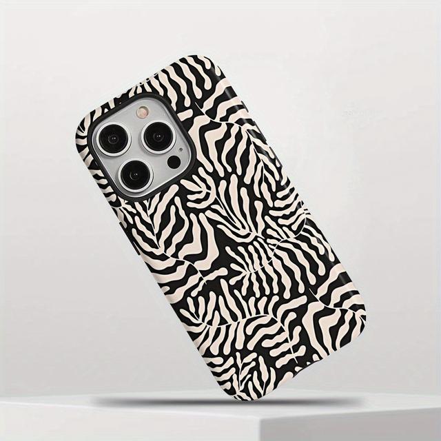 TEMU Matte -in-1 Phone Cover, , Impact-resistant, Fashionable , Compatible With Iphone Models 16, 15, 14, 13, 12, 11, 8, 7, Plus, Pro, Max, Ideal For , Trendy Phone Accessories, Birthday Presents.