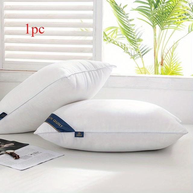 TEMU 高級ホテル品質の枕芯、エルゴノミックな首、マシン洗い可能で柔らかく快適なスリープピロー
