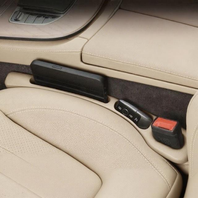 TEMU Universal Car Seat Organizer - Anti-drop Phone Holder & Storage Box For Keys, , Cards - Non-slip Car Accessories For Mercedes, For , For , Vehicle Organization, , Durable Construction, Daily