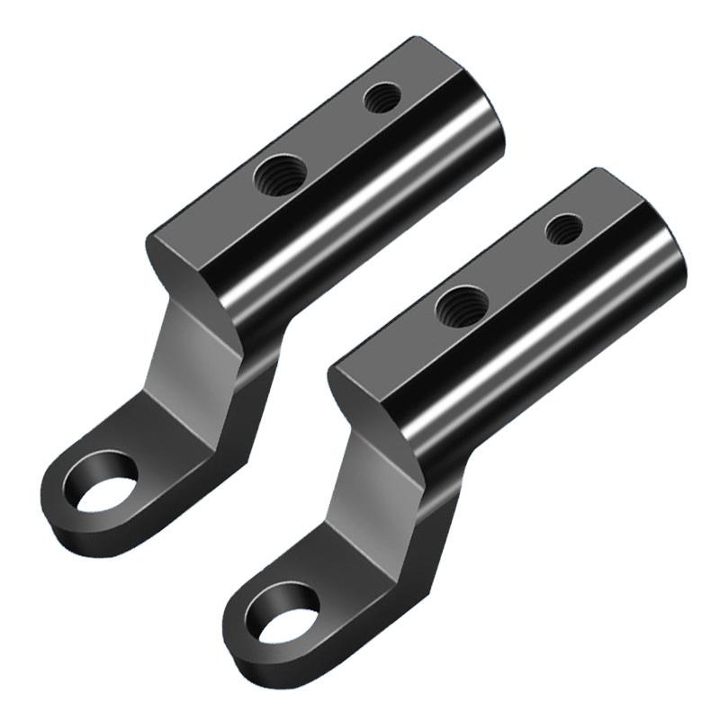 TEMU 2pcs Motorcycle Rearview Mirror Expander Bracket High Quality Universal Adapter Holder Mount Motorbike Bike Additions