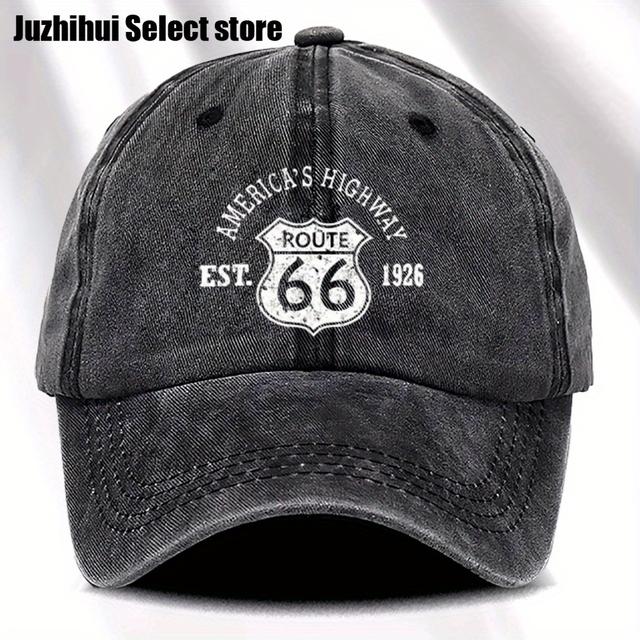TEMU 1pc Retro Hat, Washed Baseball Cap, Hat, Fashionable Washed Retro Hat, Outdoor Baseball Cap With Curved Brim