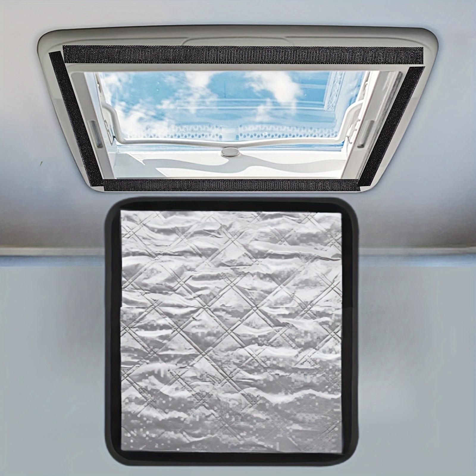 TEMU 16inchx16inch Rv Reflective Vent Mask With Aluminum Foil Surface- Foldable Heat Shield For Rvs, Camping Cars, And Trailers' Roof Vents, Heat And Temperature Control| Aluminum Foil Material