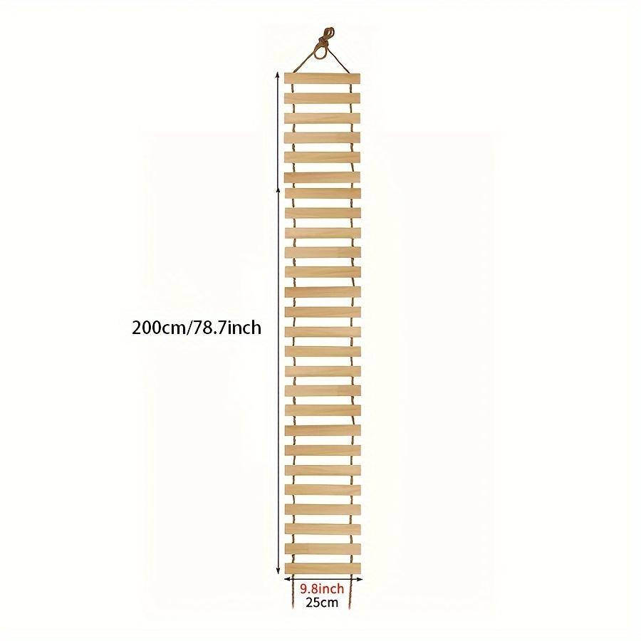 TEMU 99.06 cm Linnen Kattenladder Zachte Hangbrug Ladder voor Binnenkatten, Geen Montage Vereist Huisdieraccessoires