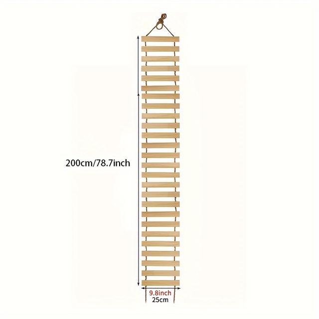 TEMU 99.06 cm Linnen Kattenladder Zachte Hangbrug Ladder voor Binnenkatten, Geen Montage Vereist Huisdieraccessoires
