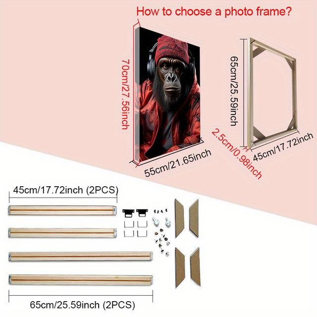 TEMU A Set Of Poster Frame Kits For Valentine's Day Gifts, Decorating Desktops, Living Rooms, And Offices. Picture Frames Are Ideal For Birthday Party Decorations And Displayed On Walls Or