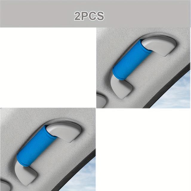 TEMU 2 piezas/4 piezas Fundas para manijas de coche, Fundas suaves para manijas de coche, Protectores para manijas de puertas de coche, Adiciones para interiores de coche