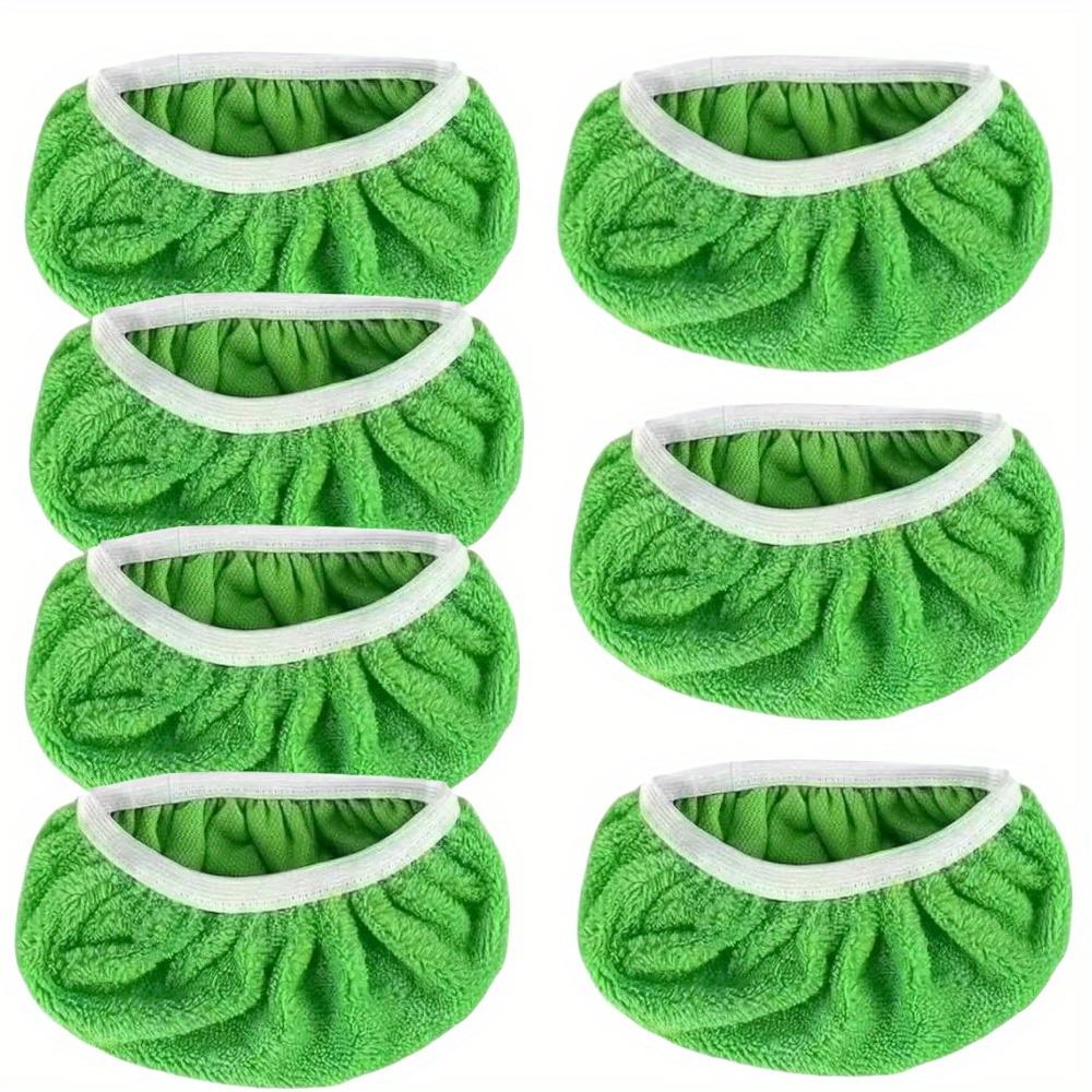 TEMU 7pcs Set Of High-quality Reusable Mop Replacement Pads: Washable, Durable, And Absorbent For Wet And Dry Use