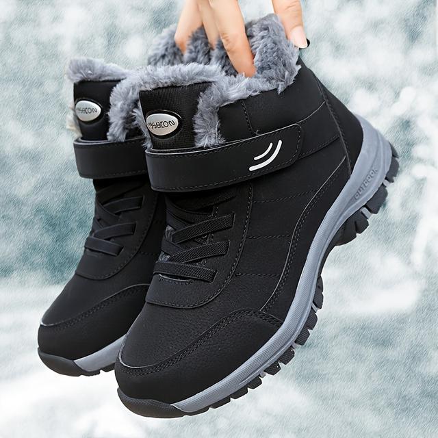 TEMU Thermal Snow Boots Christmas Gift - High Quality Couple Winter Shoes Us 5-12 For Cold Weather Holiday