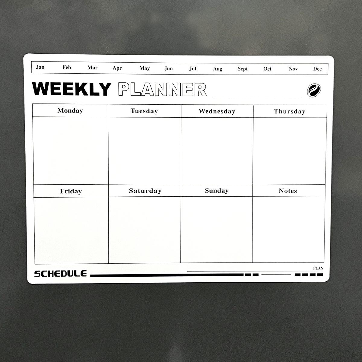 TEMU Magnetic Whiteboard For Writing Messages, Planning, And Displaying Sticky Notes, Designed To Be Erasable And Decorative