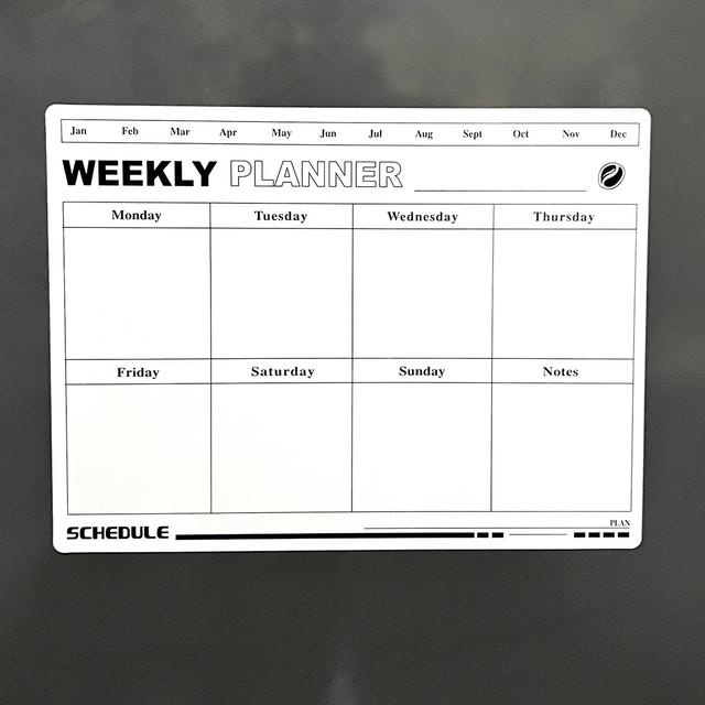 TEMU Magnetic Whiteboard For Writing Messages, Planning, And Displaying Sticky Notes, Designed To Be Erasable And Decorative