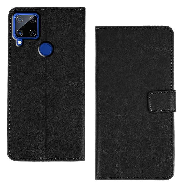 TEMU Shiyena Phone Case For Realme C3 C11 C12 C15 C20 C21 C21y Realme C25 C25s C25y C30 C30s C31 Flip Wallet Leather Case [card Slot] [magnet] [bracket Function] Flip Cover Case