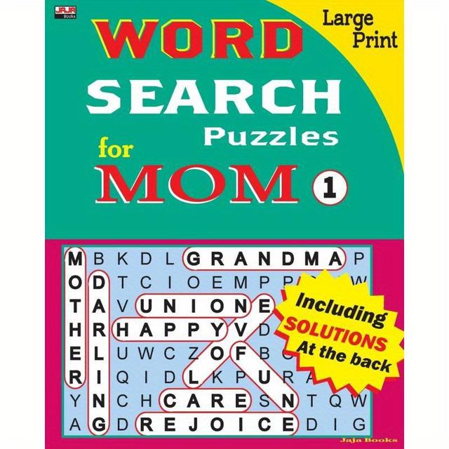 TEMU Word Search Puzzles For Mom