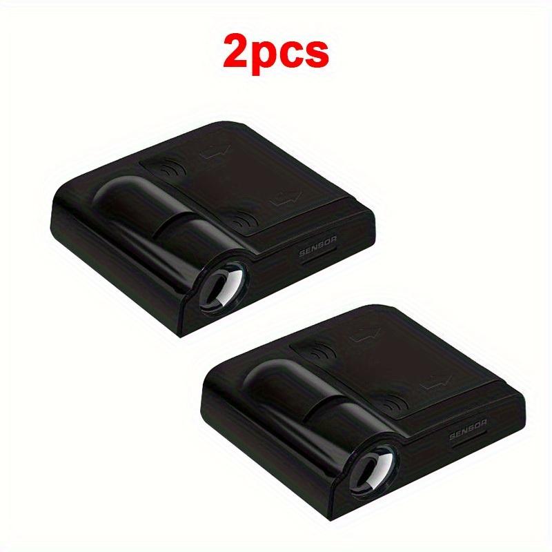 TEMU 2pcs/set White Wings, Interior Led Greeting Lights, Door Projection Lights, Projector Ambient Lights, Vehicle Interior Decorative Items, Without Battery