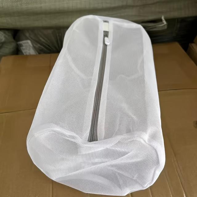 TEMU 1 Shoe Cleaning Bag With 360° Rotating Mechanism - Soft Fiber Material, Zipper Closure, Washable And, Suitable For All Shoe Types, Holds Of Shoes, Laundry Bag, Shoe Storage Bag, Laundry Bags