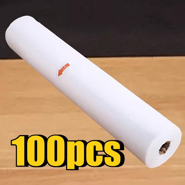 TEMU 100pcs Disposable Bed Sheets 2 Sizes – Unscented 27.5x20.9in, Absorbent Salon & Spa Massage Table Covers, Hygienic Bedding, & Home Use, Smooth Texture,