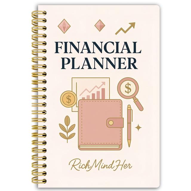 TEMU 1pc Pink Theme Cover Notebook | 5.5x8.3 Inches | Monthly Financial Storage | Notebook With Expenditure Tracking | Effective |