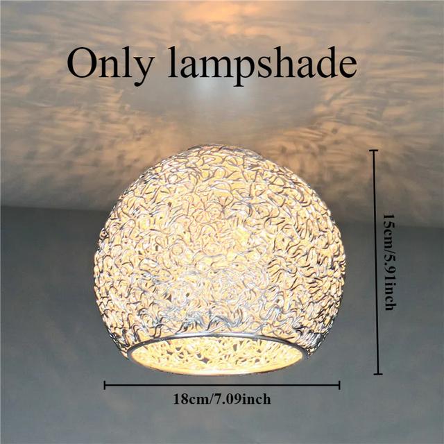 TEMU Abat-jour en Aluminium Coloré et Moderne - Parfait pour d'Inspiration Nordique, d'Enfants, les Balcons & les Couloirs