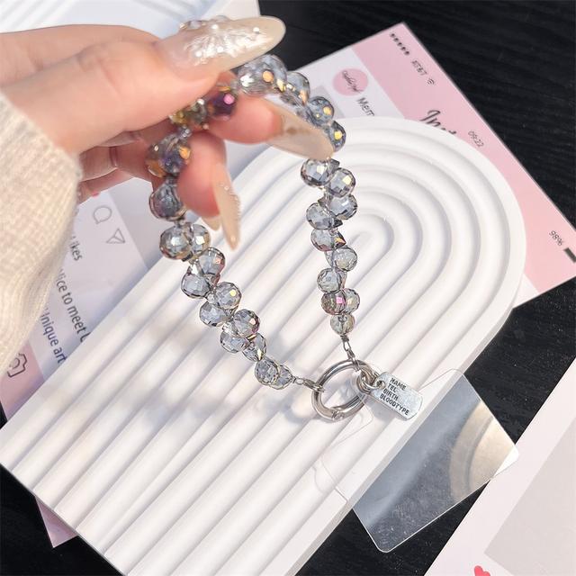 TEMU Luxury Stylish Lanyard Teardrop Short Chain Wrist Strap For Mobile Phone Cases Bag Electronic Accessories Phone Charm Headphone Key Fashionable Charm