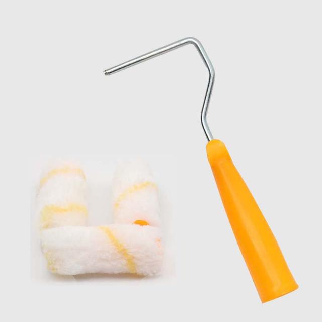 TEMU Sada válečků na malování včetně teleskopické rukojeti a tří 3palcových mini nástavců, vhodná pro stěny, - univerzální použití, snadné čištění - jiné materiály - vícedílná sada