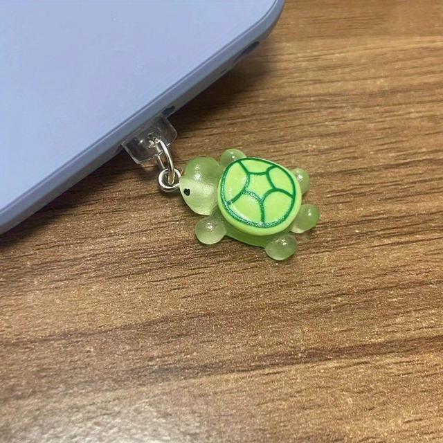 TEMU Résin de téléphone Bouchon de poussière, Accessoire de décoration d’emplacement de charge de téléphone , iPhone/Dispositifs -C