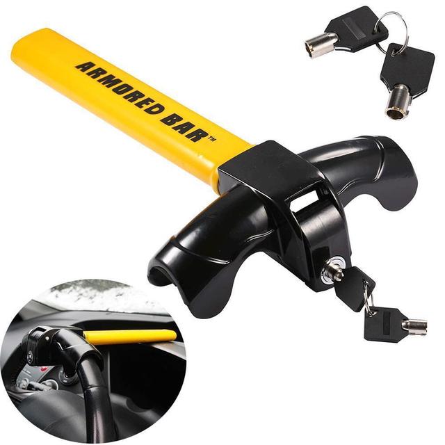 TEMU Universal Steering Wheel Lock For Vehicle Security In The Uk