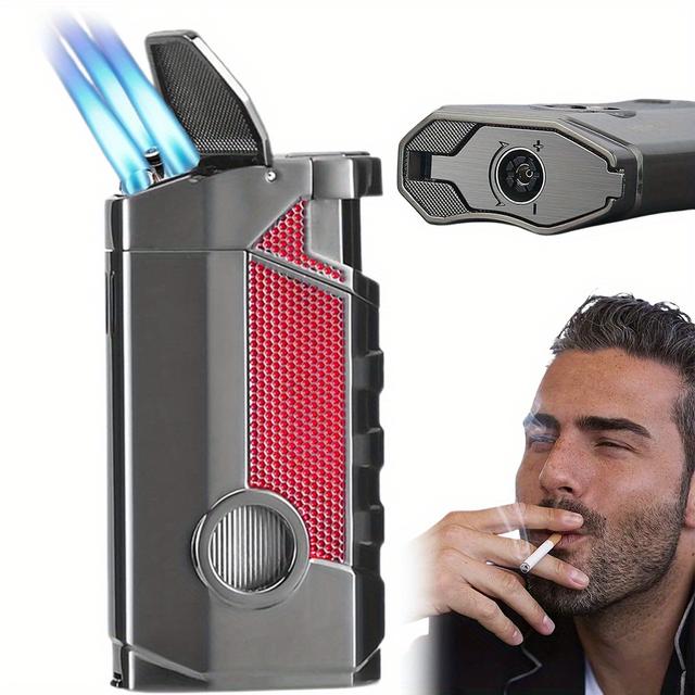 TEMU Antsteker met 3 , zichtbaar brandstofniveauvenster, vlamregelaar, voor kamperen, wandelen, vissen, verjaardag, Vaderdag, Nieuwjaarsdag, Valentijnsdag cadeau