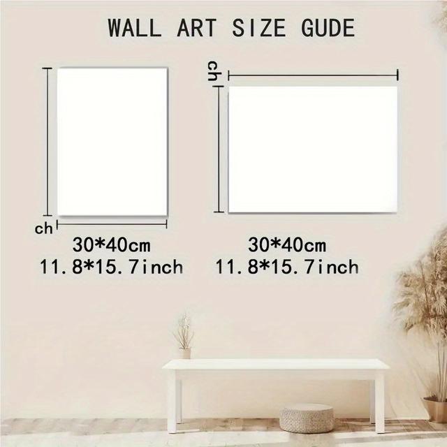 TEMU 2d Flat, 2d Flat, Customized Wedding Decorations Featuring Framed Personalized Canvas Prints, Your Images Into Art, Printed On Canvas, Ideal For Home Decor And