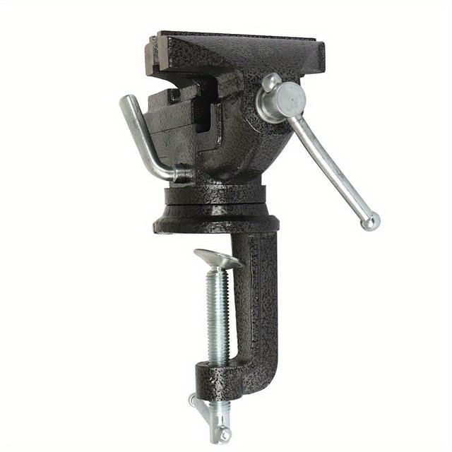 TEMU Hd 360 Swivel Portable Table Bench Vice Clamp Mini Vise Anvil 50/ 60/ 70/ 80mm