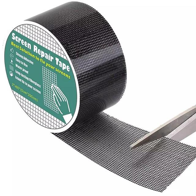 TEMU Window Screen Repair Kit Door Window Patch Tape Strong Adhesive Long Lasting Repair Tape