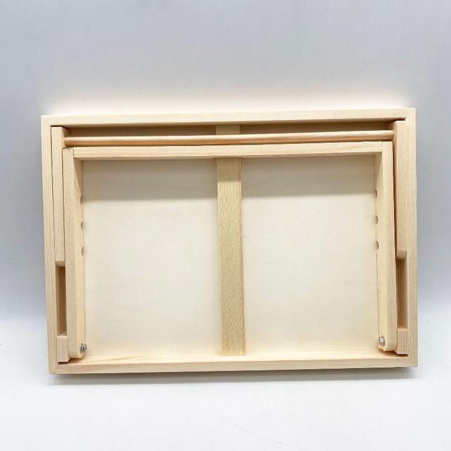 TEMU Caballete de madera portátil | Soporte de dibujo de escritorio plegable con tabla de escritura inclinable, material de fibra de madera duradera para dibujar y pintar
