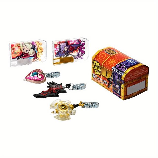 TEMU トレジャーラボックス Vol.3 - アニメトレジャーチェスト 日本語テキスト付き、向けフィギュアディスプレイケース、Vol.3シリーズ収納＆デコレーション、日本のお菓子ボックス、鮮やかなパッケージング、安全な閉鎖式包装