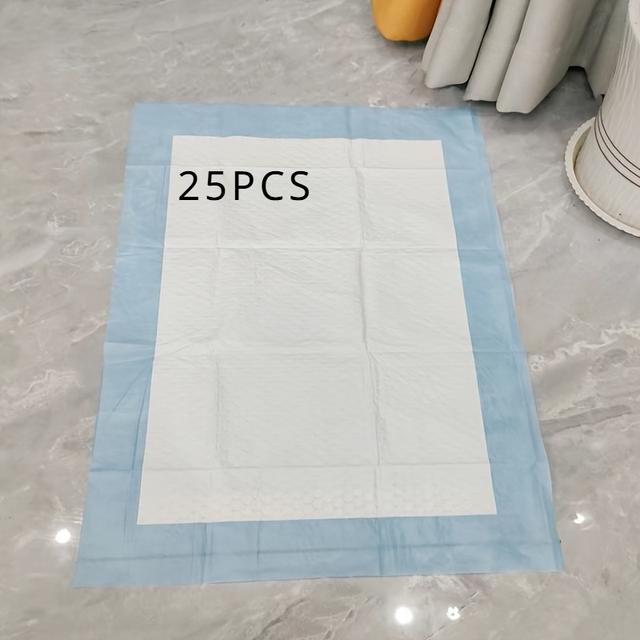 TEMU 25pcs Disposable Nursing Pads Suitable For Adults And Elderly - Protects Against Liquid And Urine Leakage, Disposable Pee Pad For Pets