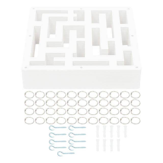 TEMU Quiltern Hanging Splitter Screens, Room Hanging Partition, 29*29*0. 5cm Hanging Divider Screens, Suitable For A Living Room, Bedroom, Dining Room, Study Room