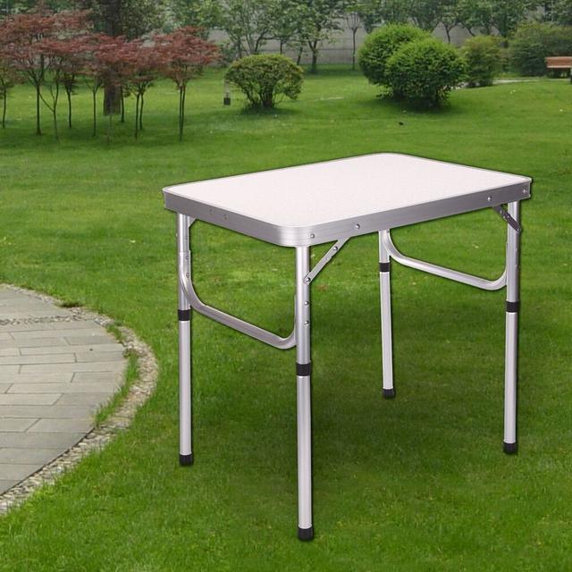 TEMU 44.5x57x60cm Small Folding Tables Picnic Table Aluminium Camping Table Garden Table For Indoor Ou E Party And Camping