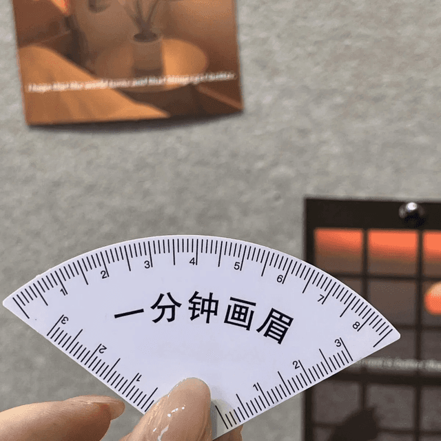 TEMU 1-Min 초보자 눈썹 스텐실 키트 - 쉬운 눈썹 조형 도구, 완벽한 눈썹을 위한 빠른 게으른 미용 템플릿