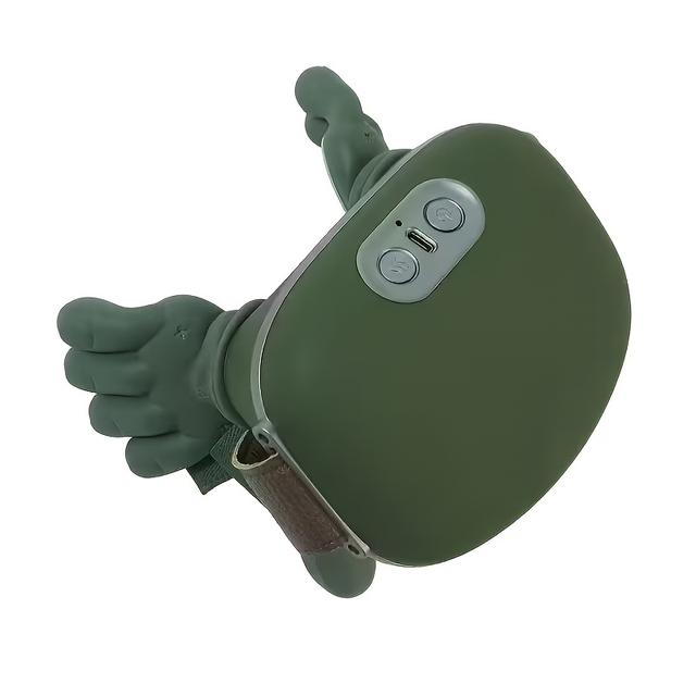 TEMU Usb Powered Neck And Shoulder Heating Massager, Using Electric Massage Device To Hand Movement. This 6d Massager On The Muscles, Providing Deep Kneading Massage For The Neck, Shoulders, And Legs.