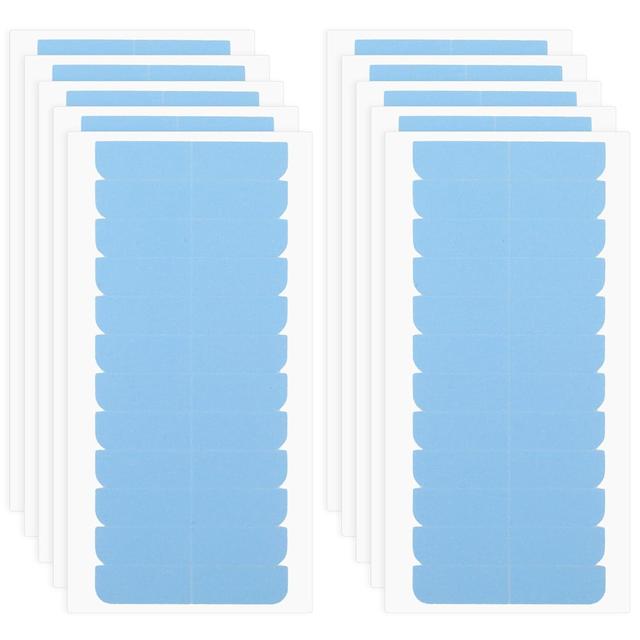 TEMU 120pcs/240pcs Double Sided Hair Tape | Blue Adhesive Human Hair Tape For Replacement, Wig Tape, Beauty Tools For Unisex-adult