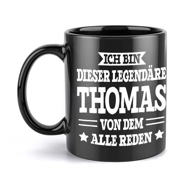 TEMU ., Thomas, Legendarische Tasse, 11 Unzen, Geschenk für die Feiertage, Geburtstagsgeschenk, Weihnachtsgeschenk, Sommergeschenk