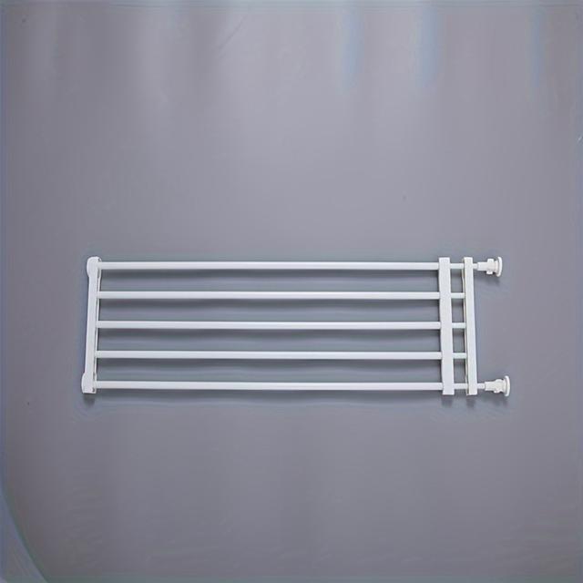 TEMU Easy-install No-drill Retractable Dog Gate - Durable Metal & Plastic Safety Barrier For Indoor Use, Pet-