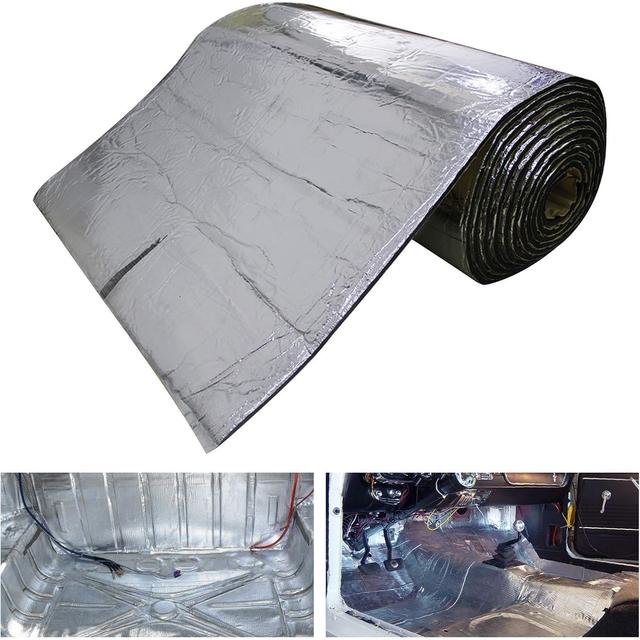 TEMU 1-roll | & Heat Insulation Pad 3-5mm Thick 20x80 Inch | Thermal Material Flame Retardant | For Automotive Hood, Industrial Machine, Home Appliance & Pet Area