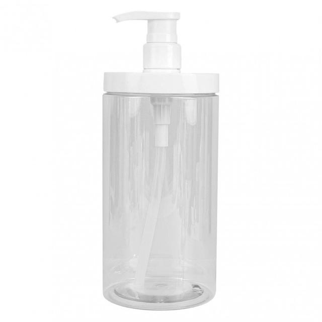 TEMU 500ml Clear Shampoo Dispensing Bottle With Pump For Lotion Shampoo Cream Cosmetics
