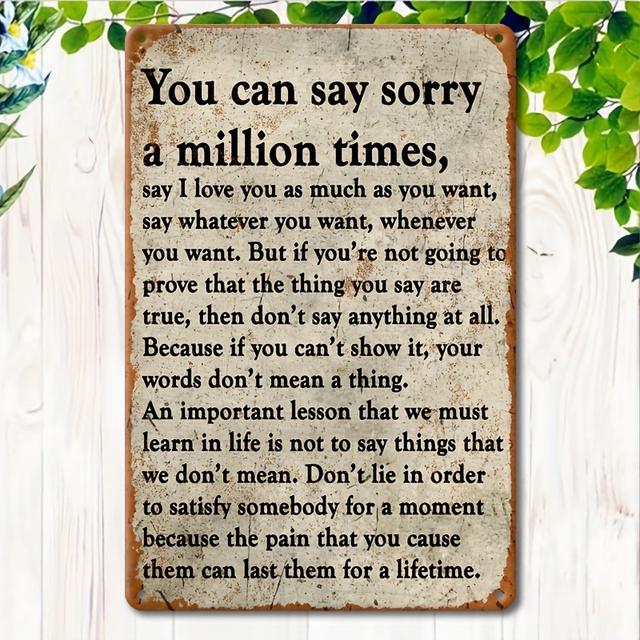 TEMU Easy-hang Rustproof Metal Sign For Outdoor Decor - Waterproof & Weather-resistant, Bars, Cafes, Garages, Farmhouses & More - Vintage Black Poster Gift