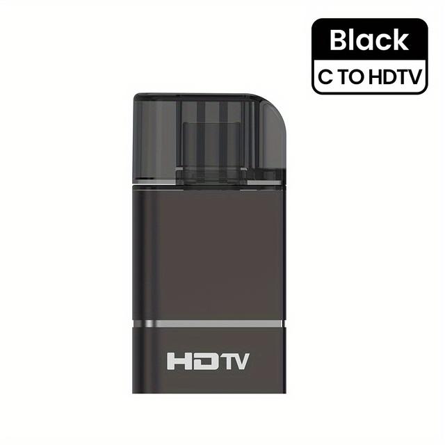 TEMU Adaptador USB C a HDTV Compatible Tipo C 4K 60Hz 2.0 para Macbook, , Samsung, Xiaomi, Compatible con HDTV
