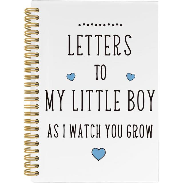 TEMU 1pc Letters To My Son Daughter Spiral Notebook, Pregnancy Journal, Memory Book, Shower Gifts Lined Notebooks College Ruled, Letters To For A5 With 50 Pages