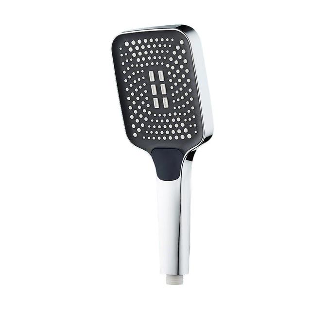 TEMU Regulowana Słuchawka Prysznicowa 3 Tryby Deszczowy Natrysk Duży Przepływ Wysokociśnieniowa Oszczędzająca Wodę Słuchawka Prysznicowa Tylko do Użytku w Prysznicu