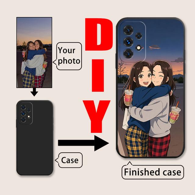TEMU Funda para Teléfono - Funda Blanda Personalizable DIY Diseñada para Varios Modelos de Samsung Galaxy, Incluyendo A56, A55, A54 y Más, Perfecta Como Regalo